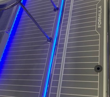 künstliche Teak-Decks PlasDECK® LED Beleuchtung